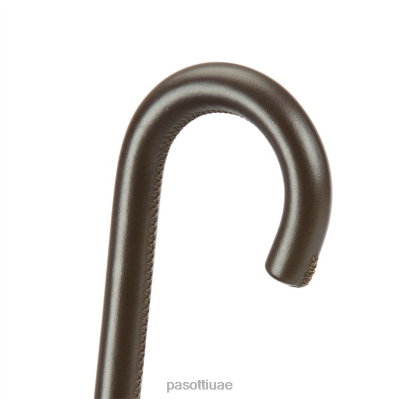 مظلة | 189 5f805-6 p - مظلة بيزلي بمقبض جلدي PASOTTI Z446V454